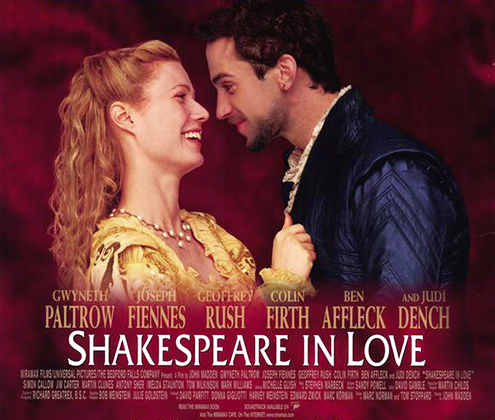 Image result for shakespeare in love 1998 poster